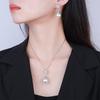 Jewelry Copper Bottom Gold-Plated Fritillary Pearl Retro Set 16Mm14Mm