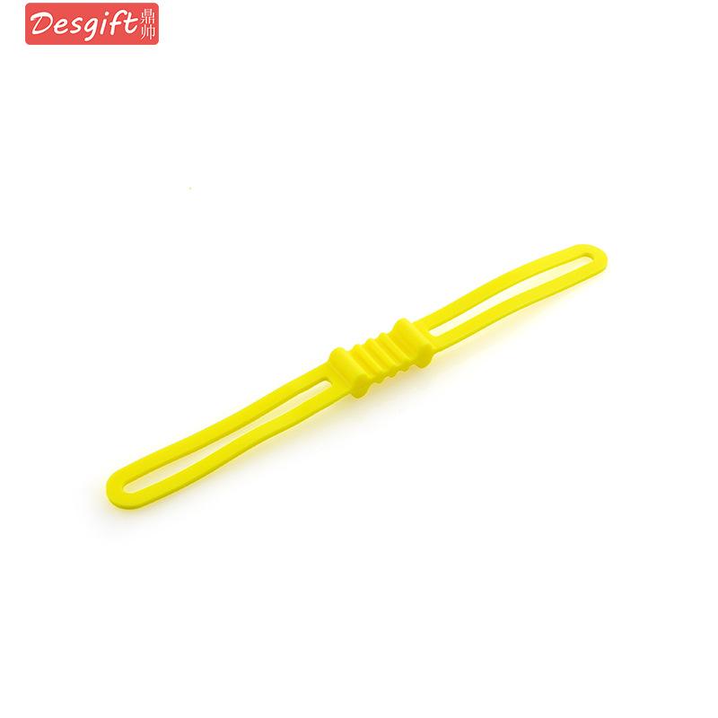 High Tensile Silicone Bicycle Strap Flashlight Small Audio Multi-functional Strap Riding Supplies