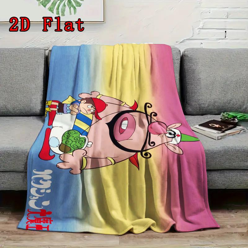 little devil 2D Flat Pattern Flannel Blanket High quality All Seasons Warmth and Comfort Perfect for Christmas Gifts.DMT0925201