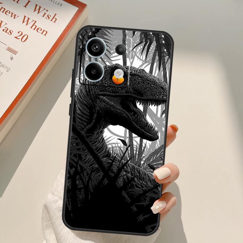 Jurassic Dinosaur Funda For Xiaomi Redmi Note 13 10 11 12 14 15 Pro Plus Case For Redmi 15 15C 13C 12C 10C 14C