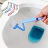 1/2/3 STÜCK Gebogene Toilettenbürste Langer Griff Toilettenreinigungsbürsten Haushalts Tiefenreinigungswerkzeuge Badezimmerzubehör