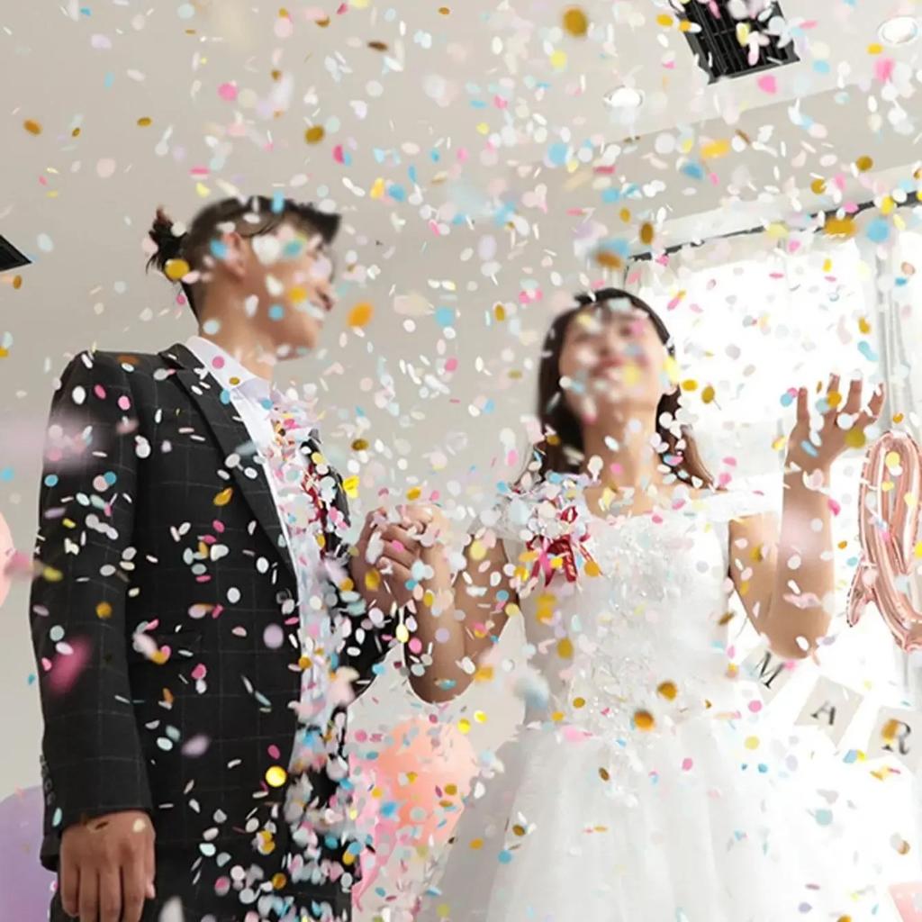 1PC - Tui Tui Le Mini Spray Flower Tube Wedding, Birthday Party, Fireworks Tube, Colorful Paper Scrap, Holiday Party, Small Fire