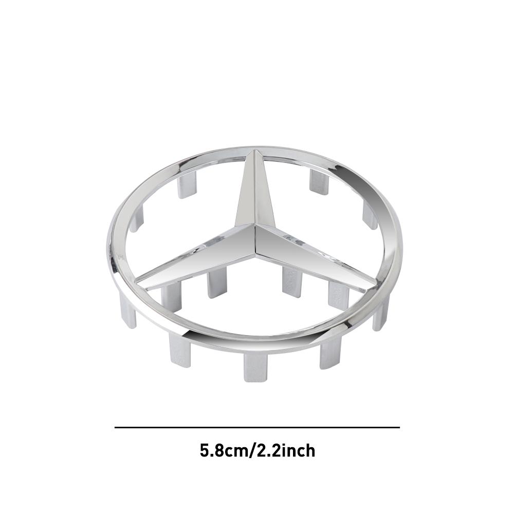 1 Stück 52/58mm Auto Lenkrad Mittel-Emblem Aufkleber für Mercedes Benz AMG W212 W213 W177 CLE GLA W222 GLC GLB W203 W210 W220