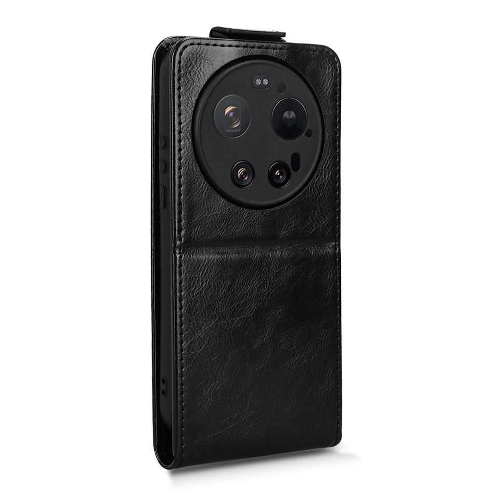 Für Xiaomi 17 Ultra 5G Hülle mit Ständer Magnetischer Verschluss Vertikales Flip Leder Handyhülle mit Kartenhalter