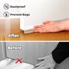 1PC 1m/39.37inch Silicone Self-Adhesive Door Weather Stripping Window Seal Strip Sealing Sticker Tape Door Draft Stopper
