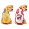 Pet Summer Mesh Letter Vest Basketball Jersey T-Shirt Sportswear Dog Clothes