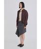 Recorde Asymmetrical Panel Draped Skirt Rqkam26536Gyx