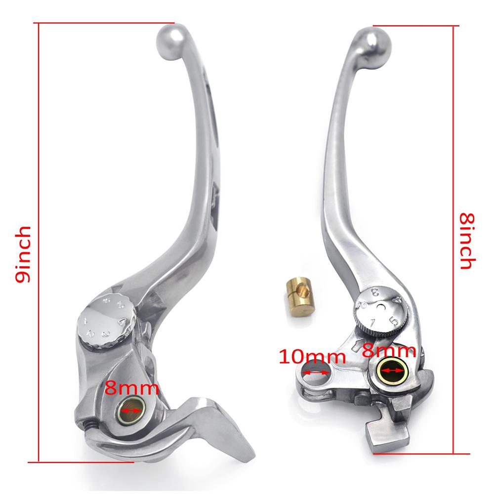 Brake Clutch Hand Levers for Suzuki GSX-R 1000 2007-2008 Silver Aftermarket Motorcycle Parts & Accessories