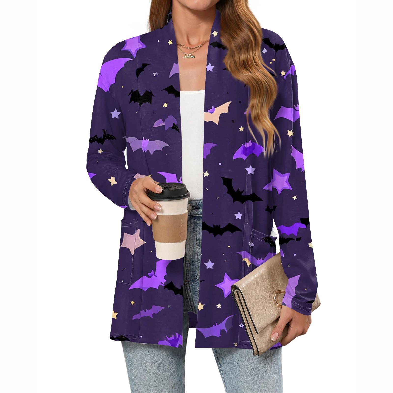 

Женские легкие кардиганы с открытой передней частью, с длинными рукавами, повседневные, свободные, тонкие кардиганы с карманами S