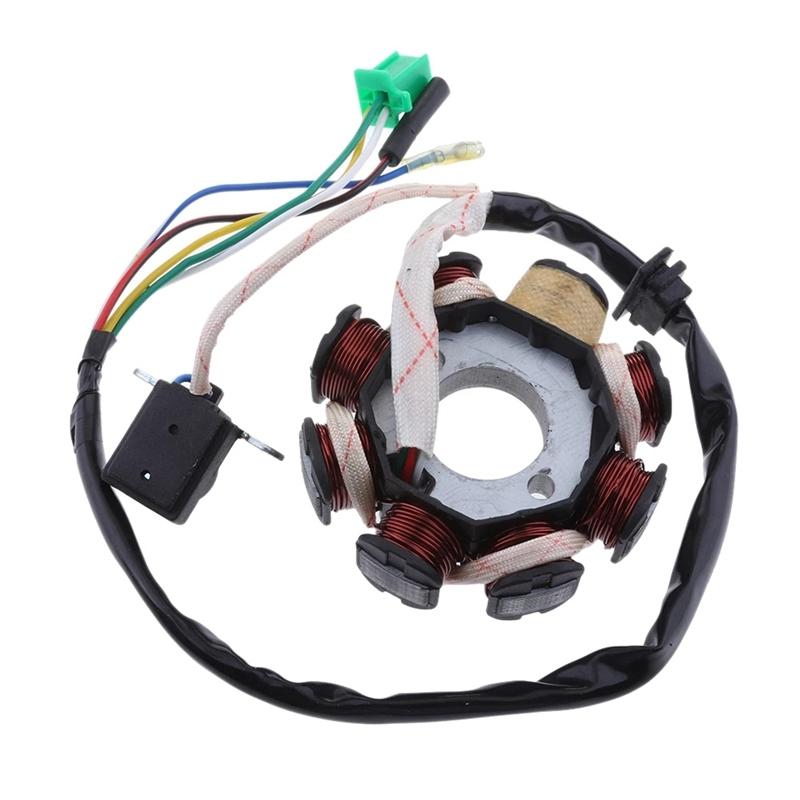 A30F-GY6 Engine Magneto Stator Generator Coil 157QMJ For GY6 Engine 125Cc 150Cc ATV Scooter Accessories