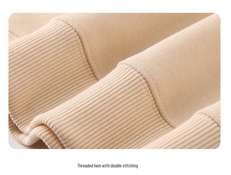 Women's Trendy Solid Color Drop Shoulder Hoodie - Casual, Warm, and Versatile Autumn/Winter Pullover Top