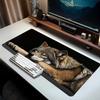 Wilder Wolf Tier Ausziehbare Schreibtischmatte Rutschfeste Gummi-Nahtkante Großes Mauspadd für Laptop PC Büro Schreibtisch Gaming-Zone