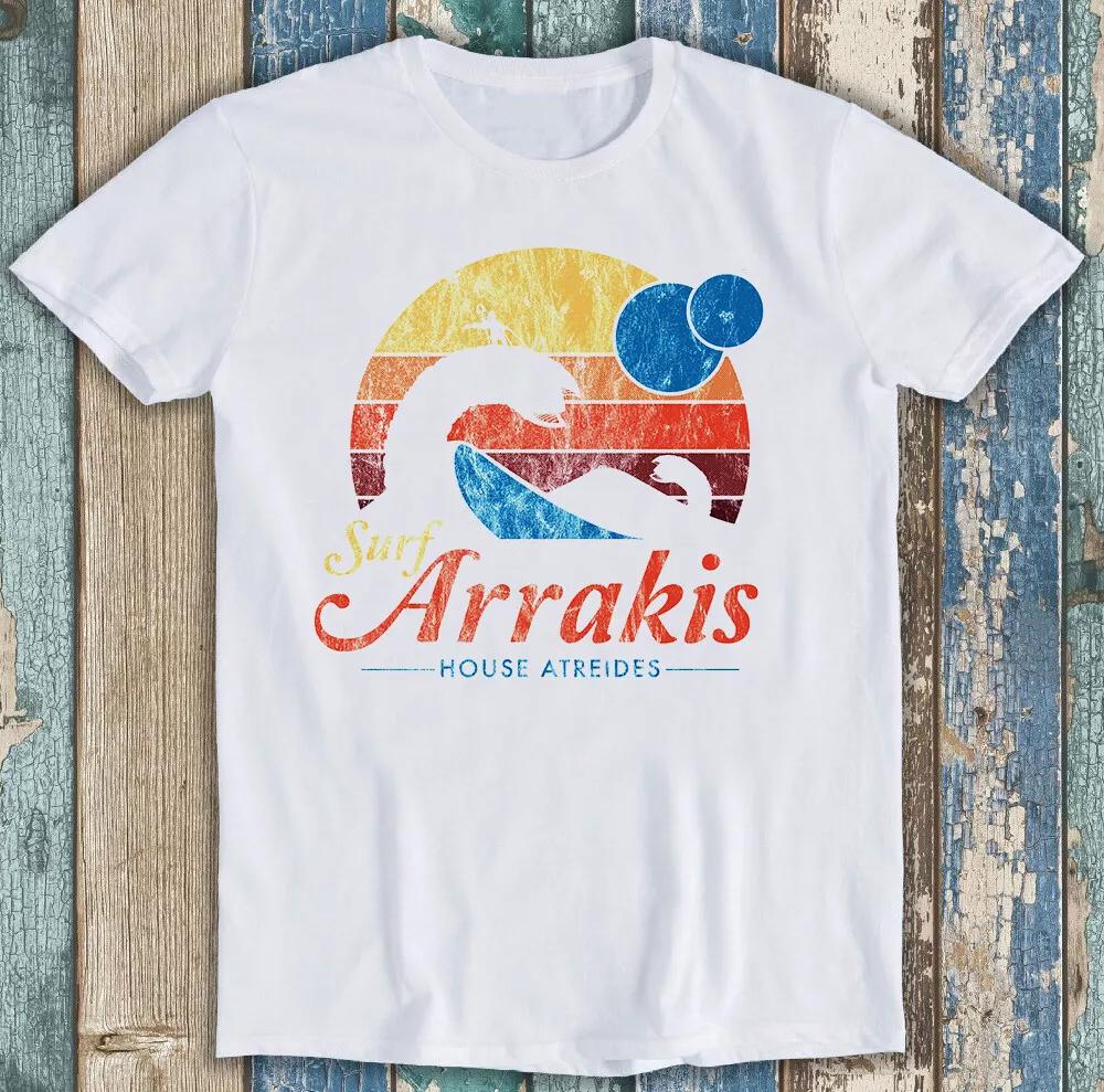Dune Arrakis Rakis Surf Sci Fi Cult Movie Music Funny Gift Tee T Shirt M1397