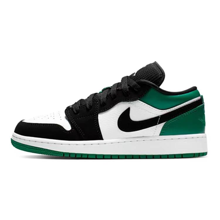 Jordan Air Jordan 1 Vintage Basketball Shoes Women's Low Top Green/Black 553560-113(Team56-)