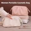 Large Capacity Women Cosmetic Bag Wide-open Toiletry Storage Bag Trendy Makeup Organizer  Women