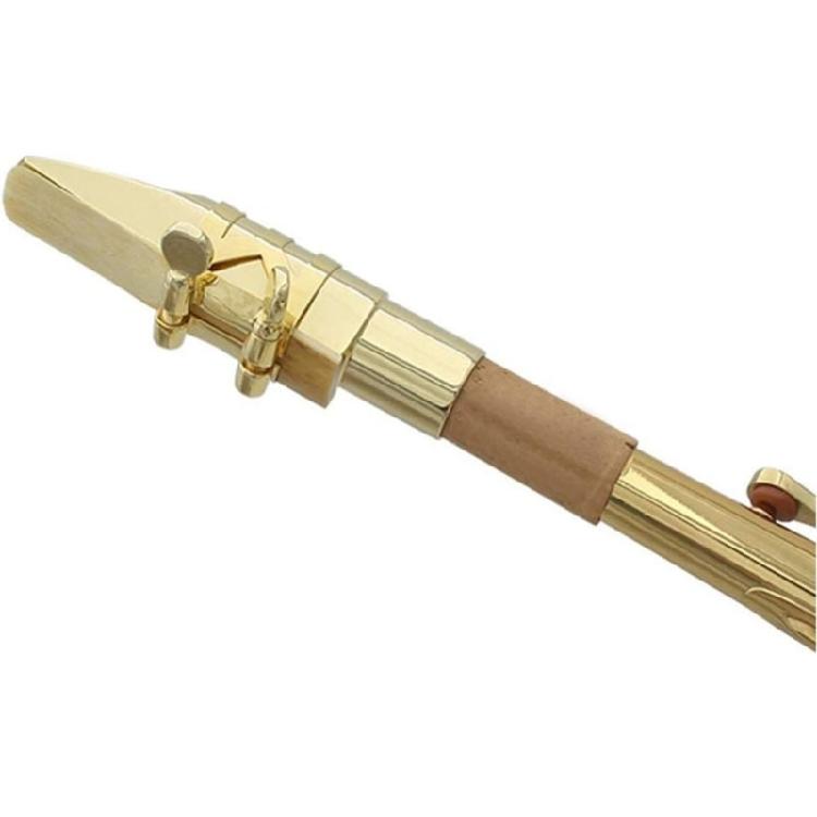 Saxophone Mouthpiece Clip Lacquered Gold General Altos/Tenors Saxophone & Clarinet Bakelite Mouthpiece Ligature Clip