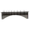 10 Steckplätze Klingenhalter Gitterbasis Design Haarschneider Aufbewahrungskoffer Professioneller Organizer