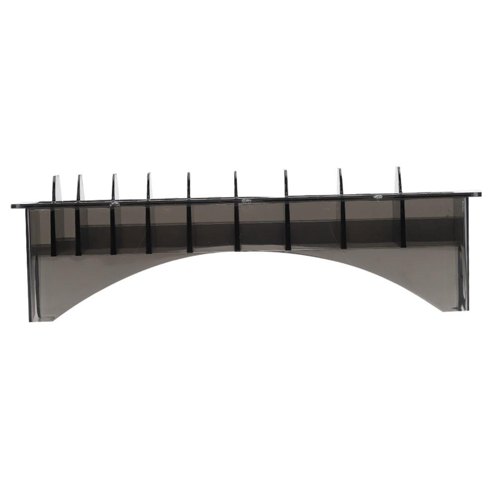 10 Steckplätze Klingenhalter Gitterbasis Design Haarschneider Aufbewahrungskoffer Professioneller Organizer