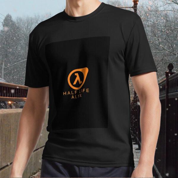 

Новая футболка с графическим логотипом Half Life Alyx, активный логотип, мужская, смешной размер от S до 5XL S