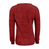 Women's Casual And Fashionable V-Neck Long-Sleeved Crossed -Color Knitted Sweater
