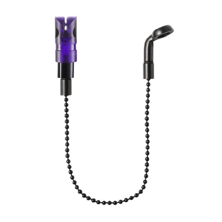 Fishing Bites Detectors Secure Line Grip Mechanism Compacts Chain Fishing Bites Alarm for Travel Convenience