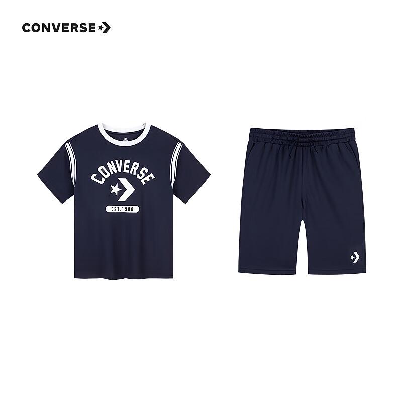 Converse Kids' Summer Star Logo Short Sleeve T-Shirt & Shorts Set