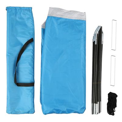 Sichtschutzzelt, tragbares Outdoor-Camping-Strandduschen-WC-Umkleidezelt, Sonnen- und Regenschutz mit Fenster