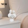 3D Molded Couple Statue Printed Heart Statue, Abstract Minimalist Lovers Embrace Figurine, Romantic Desktop Stable Base Ornament Decor for Living Room