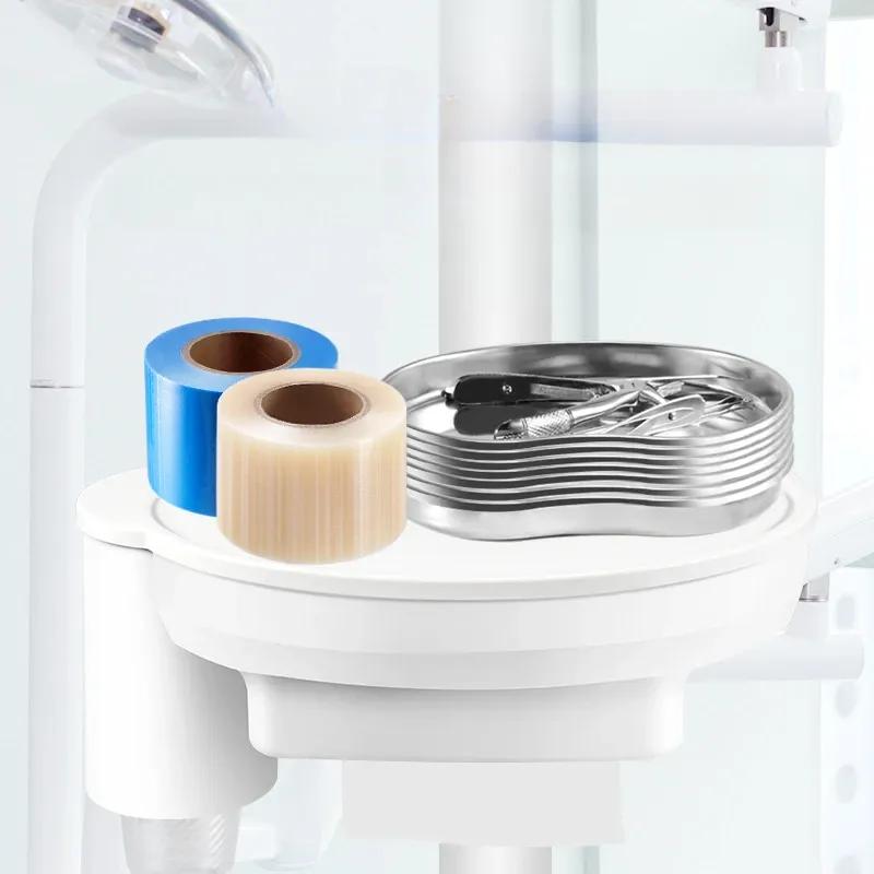 NEW 3 in 1 Rack Oral Tray Accessories Dental Chair Scaler Tray Parts Disposable Cup Holder Tissue Box Storage Holder