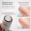 Electric foot grinder automatic exfoliator callus removal tool portable electronic foot pedicure one-button control for removing hard and cracked skin