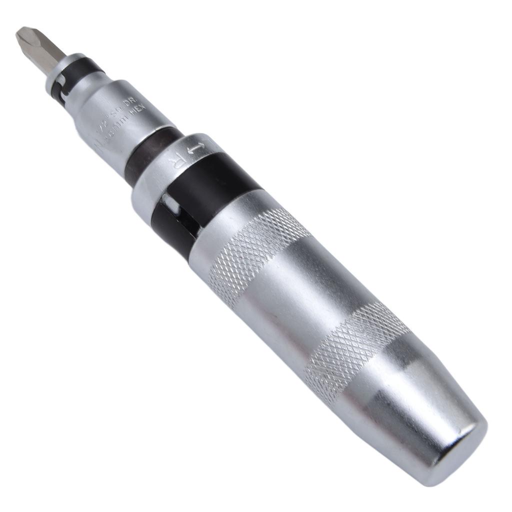 Manual Impact Driver Set 12in Square To Hex Adapter Reversible Screwdriver with 12PCS Bits