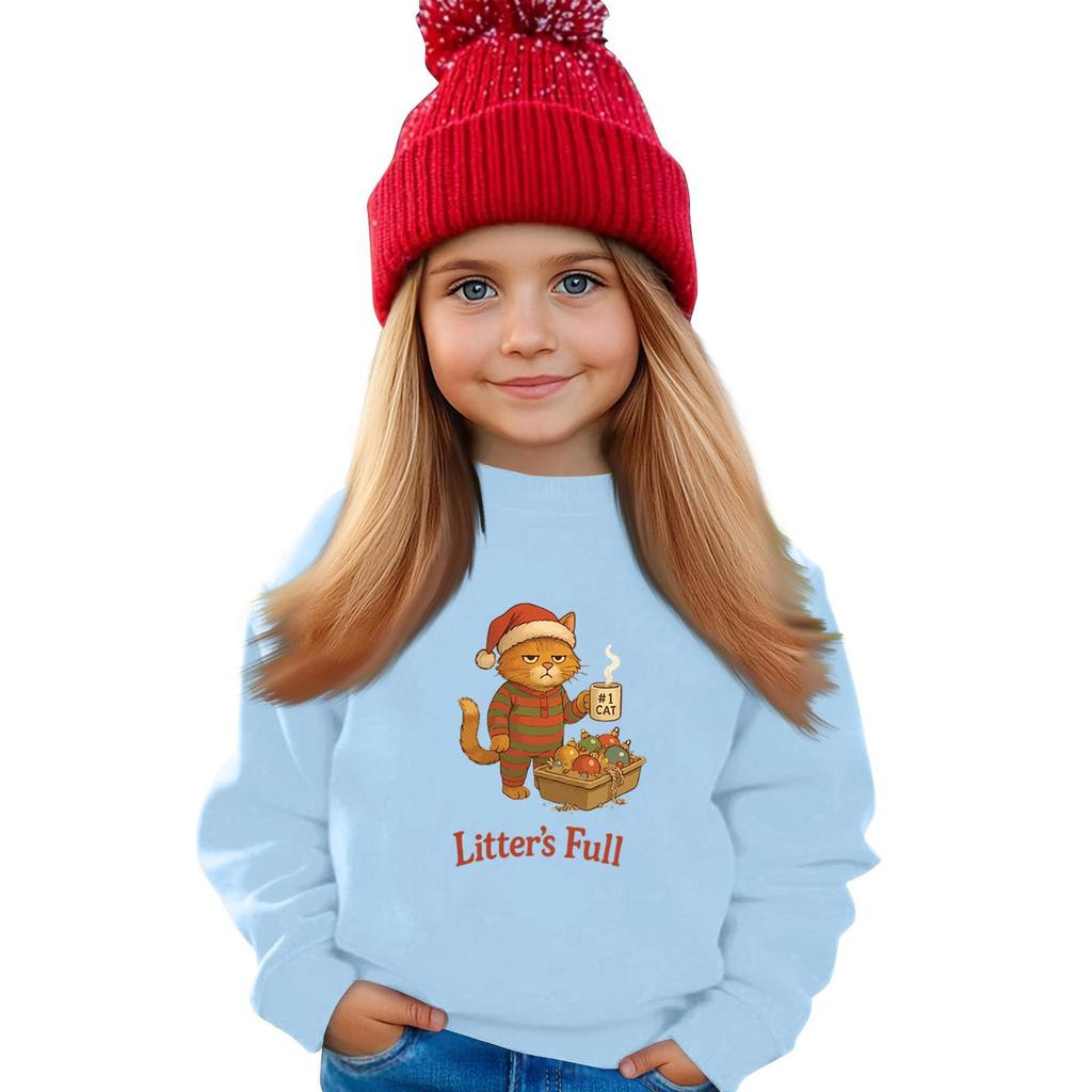 Kinder Sweatshirt Jungen Mädchen Rundhals Sport Sweatshirt Lässiger Pullover Sweatshirt Sportshirt