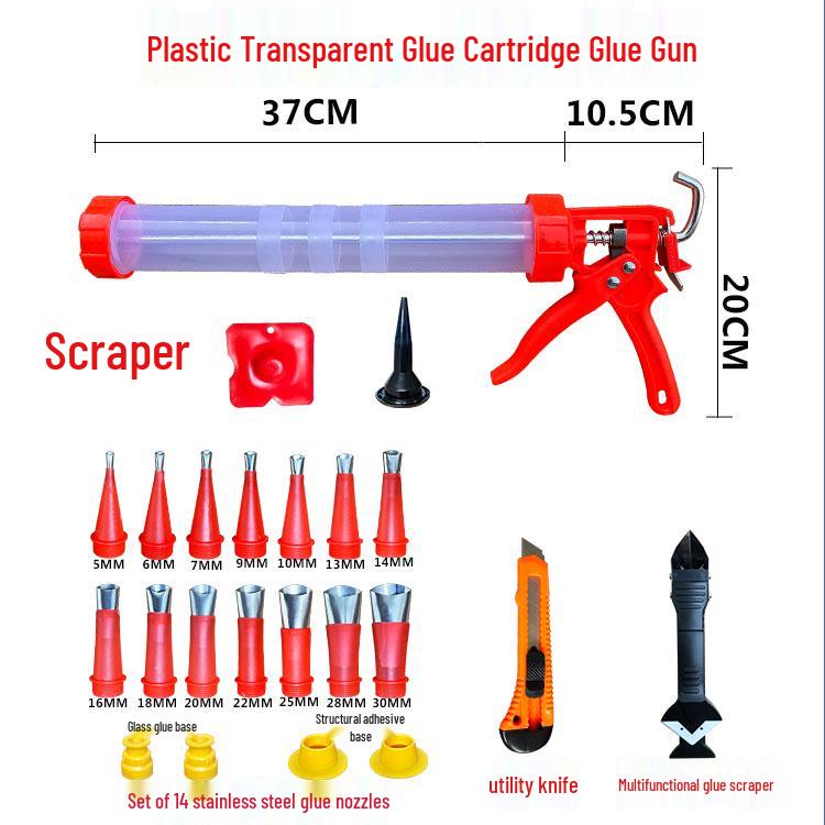 Automatic Structural Adhesive & Sealant Gun for Silicone and Glass - Home & Window Decoration Tool