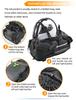 1PC Multifunction Waterproof Motorcycle Rear Seat Bag, Helmet Backpack, Big Capacity, Motocross Tail Bag, Luggage