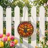 Acrylic Suncatcher Jigsaw Puzzle Suncatcher, Stained Glass Style Halloween Skeleton Ghost Relaxing Gift Sun Catcher for Gothic Window Wall Hanging