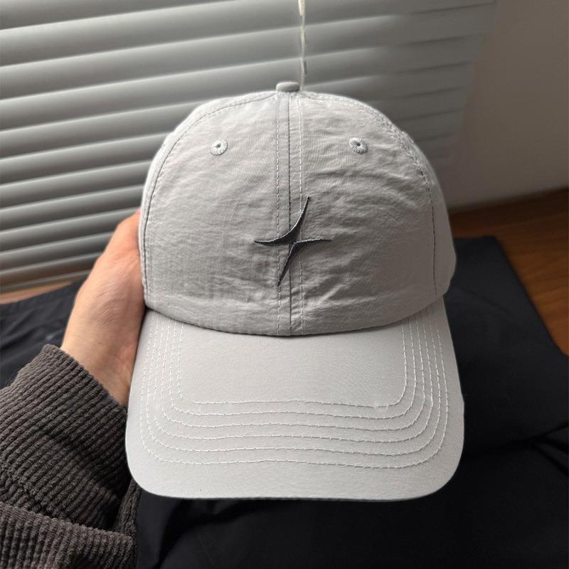 New quick-drying waterproof baseball cap women's summer outdoor shading wide brim showing face small versatile cap