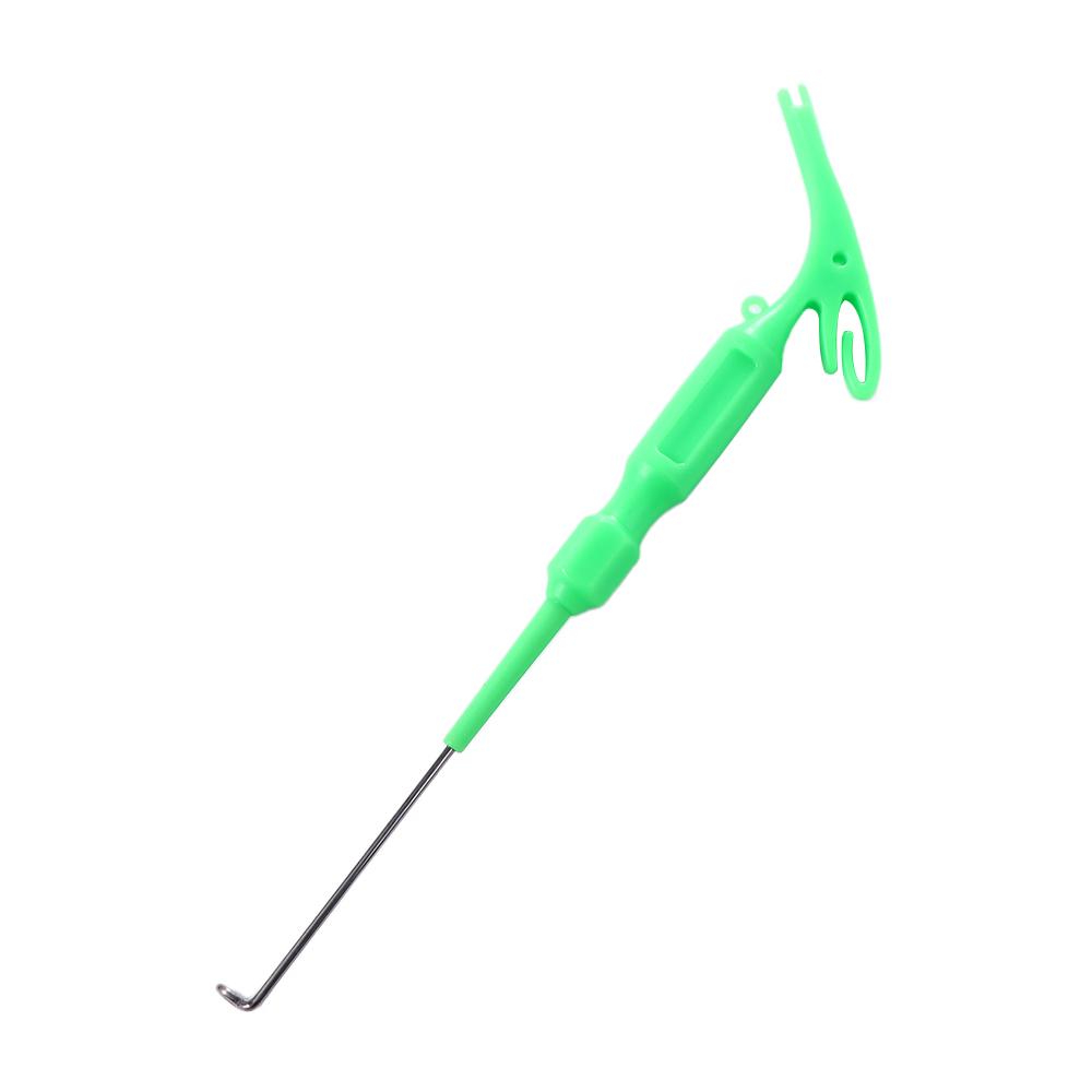 Knotter Fishihing Hook Remover Rybářský vytahovač Muškařské nástroje na vázání uzlů Bezpečnostní vytahovač