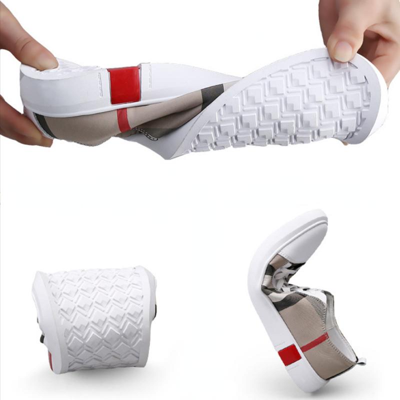 Модные мужские кроссовки Натуральная кожа Мужская мода Деловая обувь Роскошный бренд — фото 4