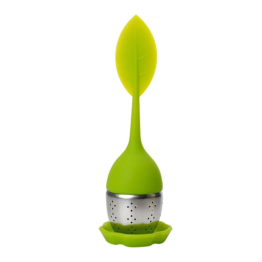 Cute Silicone Tea Infuser - High Temp Stainless Steel Core Adorable Reusable Strainer for Loose Leaf Tea Kitchen Must-Have