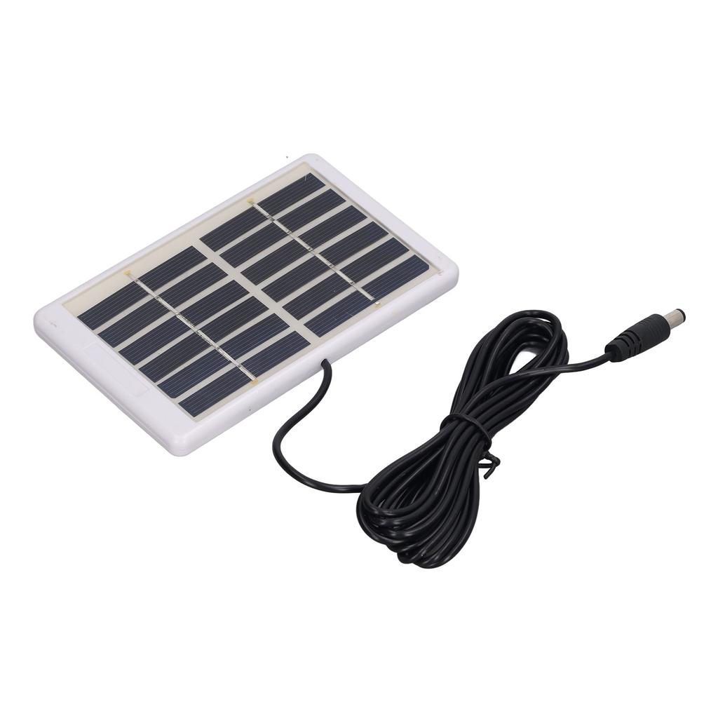 Solar Panel 1.2W 6V 9V Lightweight Portable Polysilicon Crystals DC Interface Solar Charger Panel