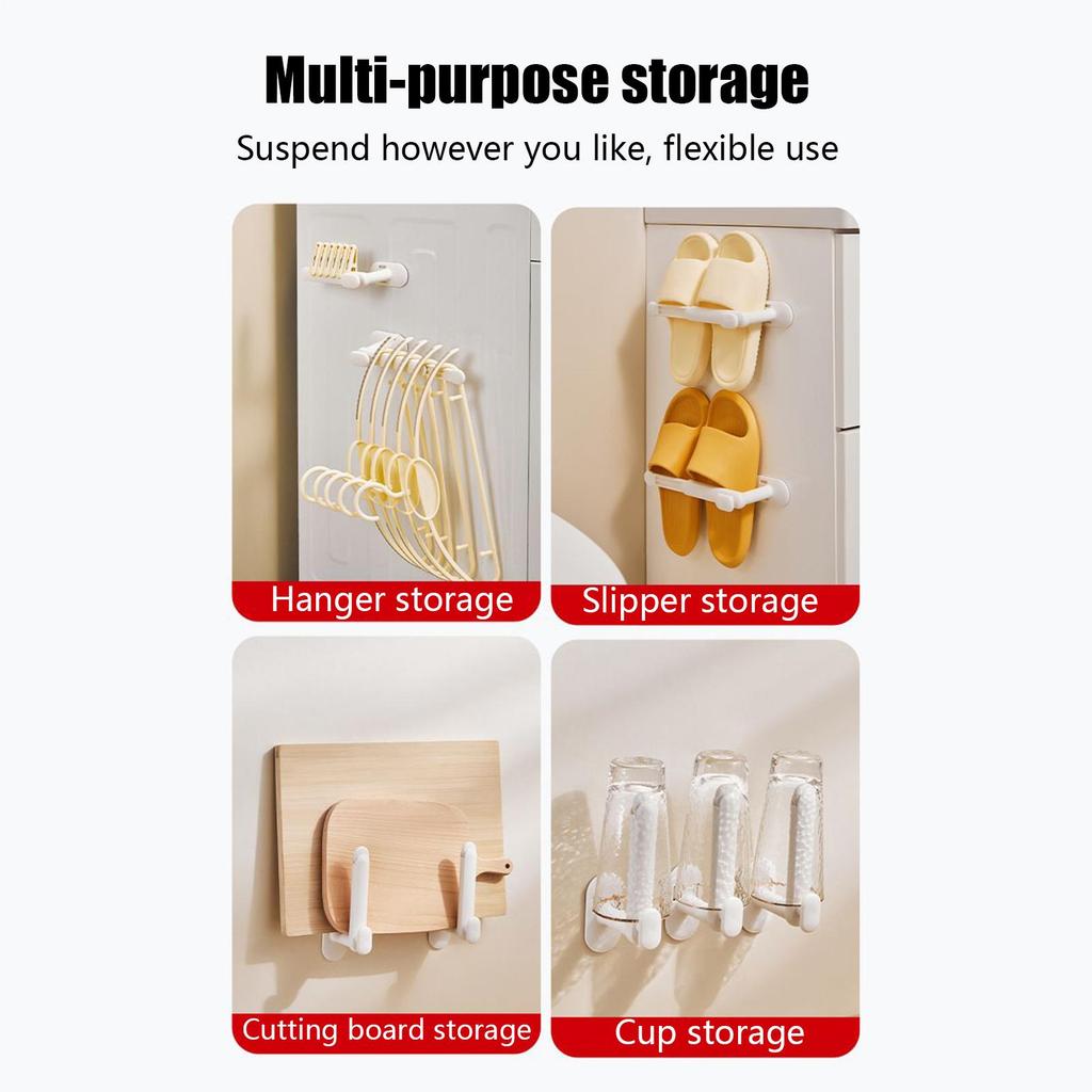 Coat Hook For Wall Telescopic Wall Coat Hook Drape Holdback Window Drape Holder Adhesive No-Drill Storage Hanger For Dorm Rental