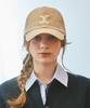 Bajal Va Curved 3D Logo Ball Cap Beige