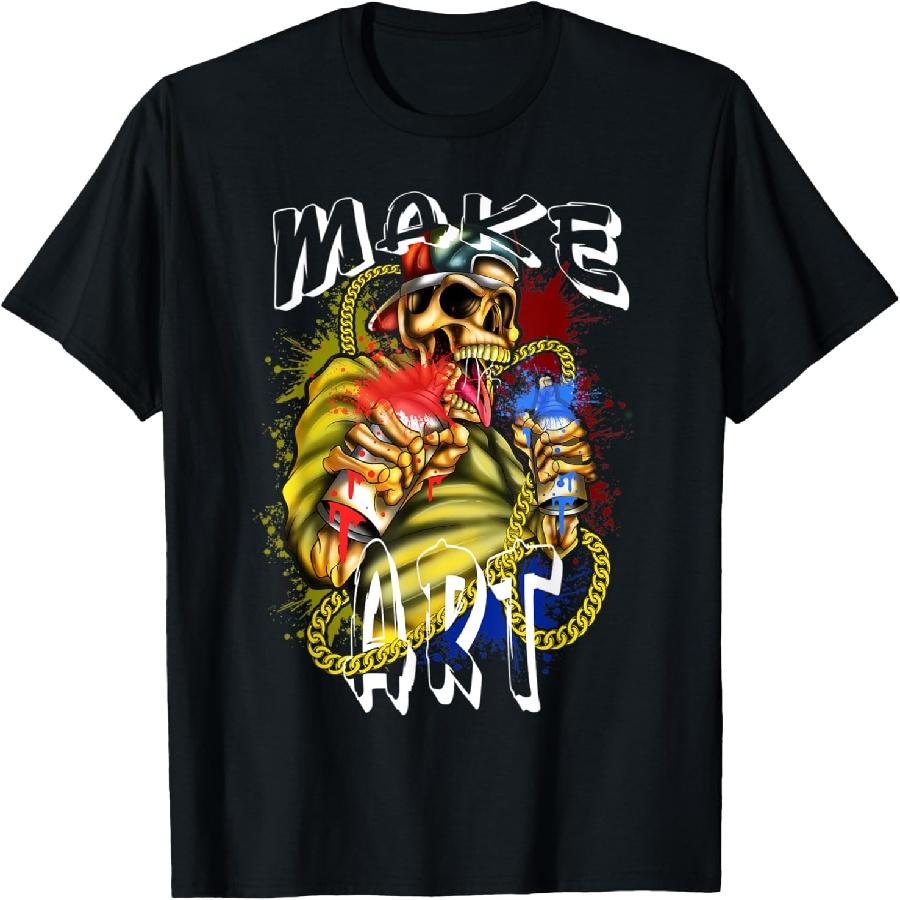 

Graffiti Artist With Spray Cans Tagger Street Art T-Shirt XXXXXL чорний