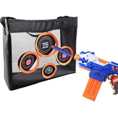 Bullet Target Toy, Easy To Assemble, Reusable, Soft Elite Target, Dart Shooting Game, Storage