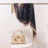Silk Wool Scarf Fashion Versatile Wrap Shawl Neck Headband Bag Accessory