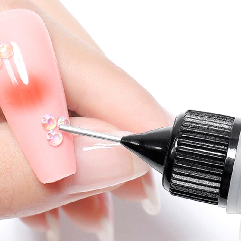 10Ml Nail  Adhesive Glue For Stick The Drill Transparent Nail Glue