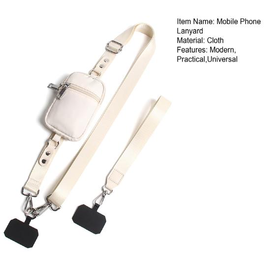 Crossbody Lanyard Hands-free Phone Holder Phone Carrying Strap with RFID Wallet Comfortable Phone Sling for All Smartphones