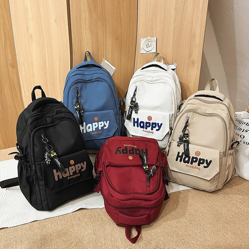 Casual large-capacity shoulder backpack New college student high school student backpack travel bag