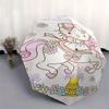 Hello Kitty Theme Automatic Opening and Closing Folding - A Good Choice for Gifts, Fashionable and Convenient Cartoon Umbrella With Cute Cartoon Chara
