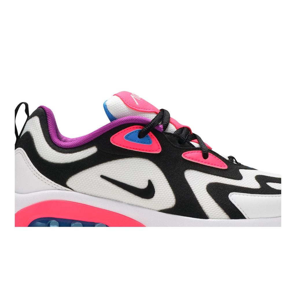 Nike Air Max 200 Grade School 'White Hyper Pink' (Unisex) White / Black-Hyper Pink Running Shoes AT5630 100